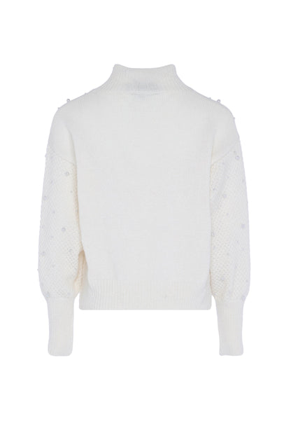 Faina Women's Sweater With Pearls