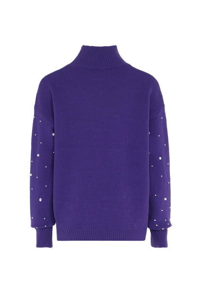 Faina Women's Sweater With Pearls