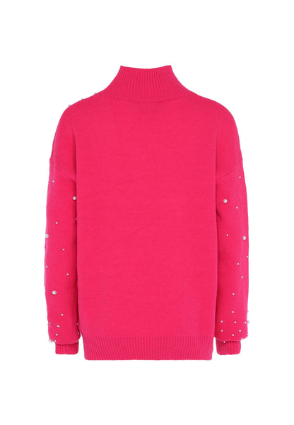 Faina Women's Sweater With Pearls