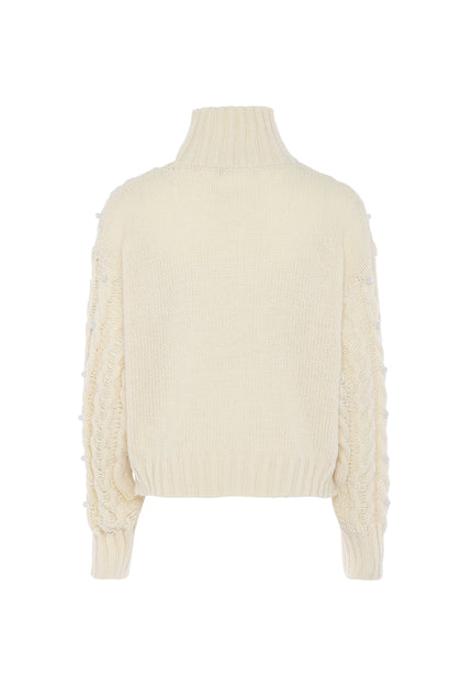 Faina Women's Sweater With Pearls