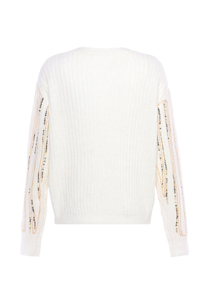 Faina Women's Cardigan With Sequins