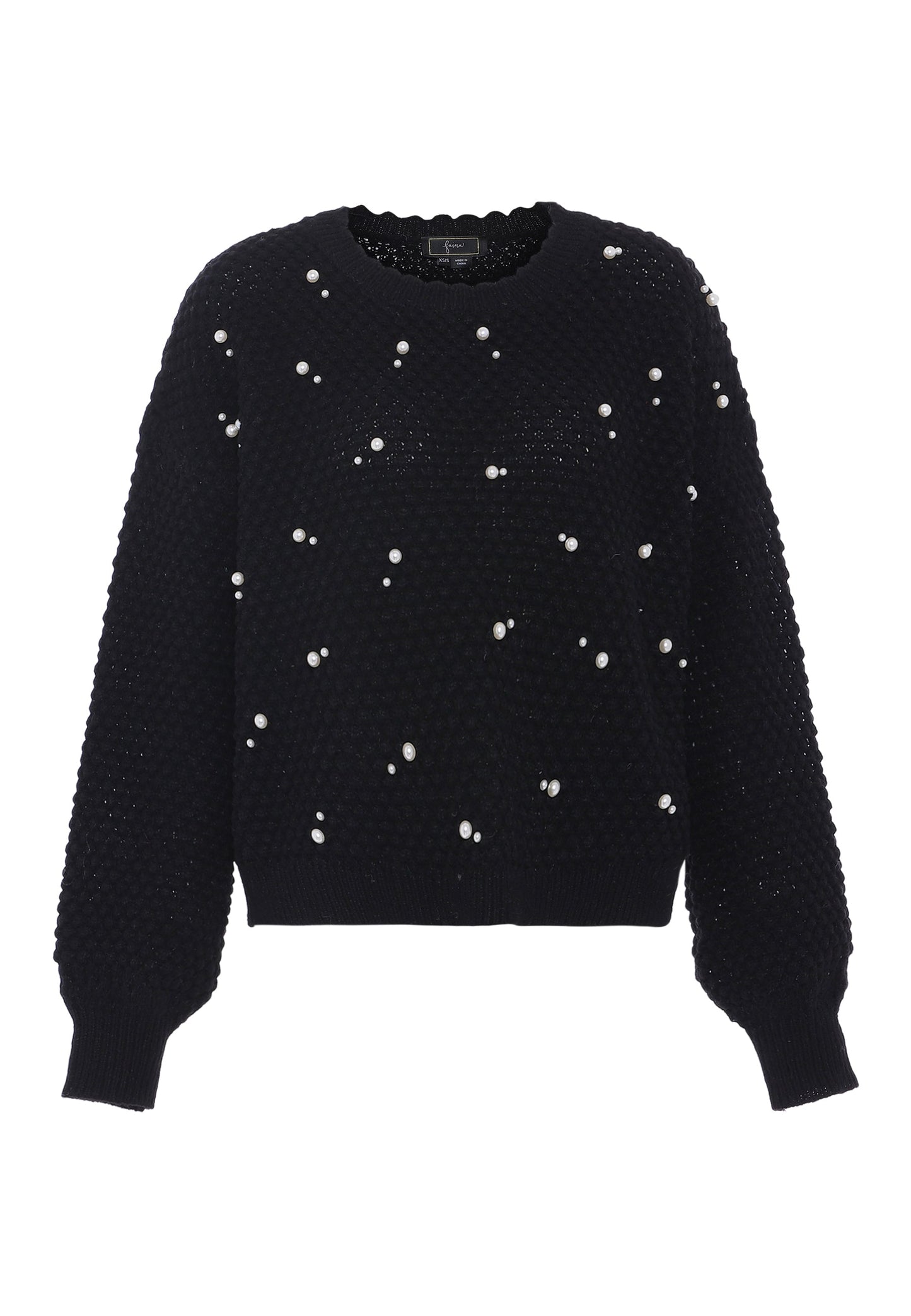 Faina Women's Sweater With Pearls