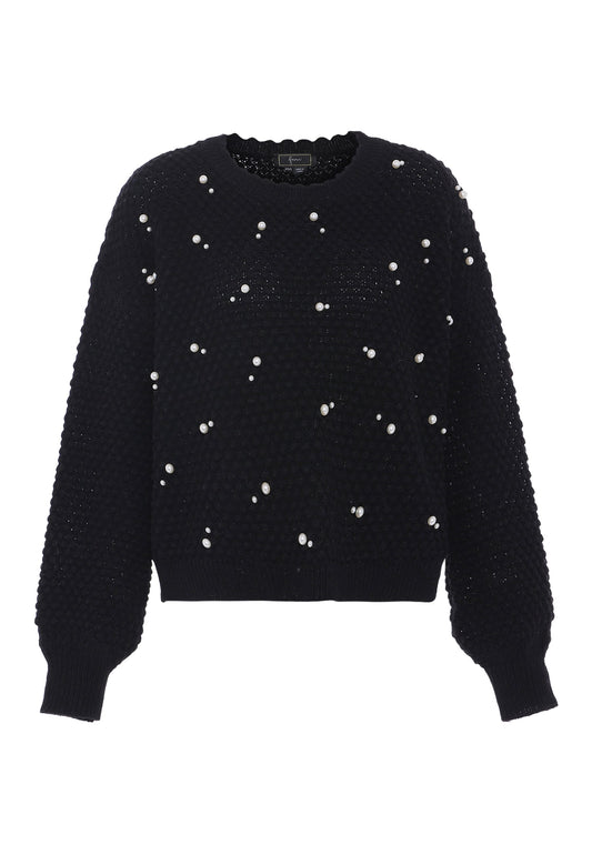 Faina Women's Sweater With Pearls