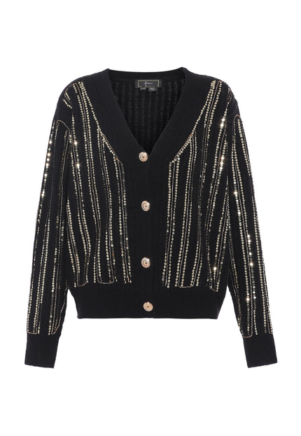 Faina Women's Cardigan With Sequins