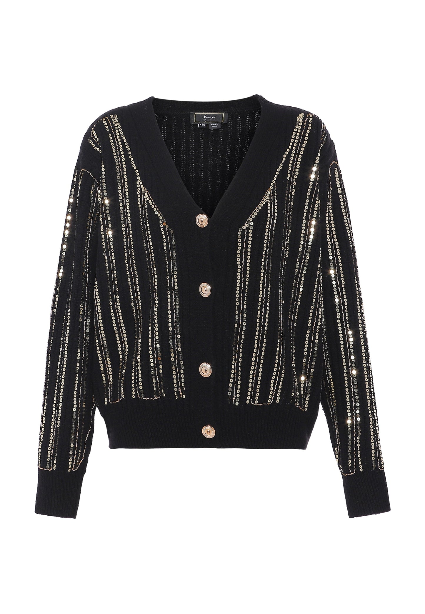 Faina Women's Cardigan With Sequins
