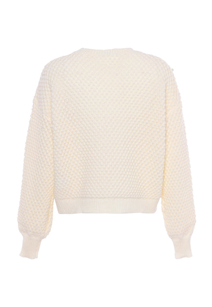 Faina Women's Sweater With Pearls