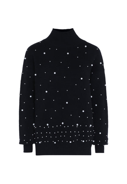 Faina Women's Sweater With Pearls