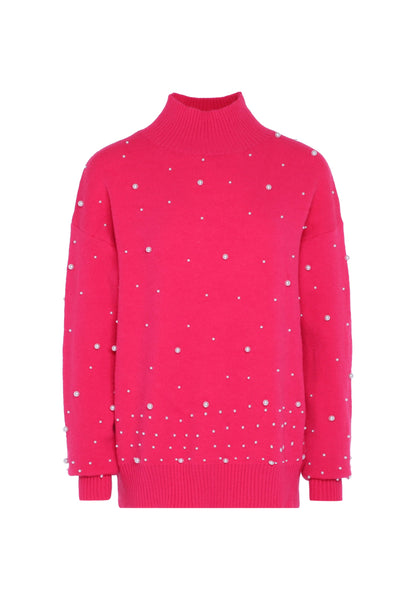 Faina Women's Sweater With Pearls