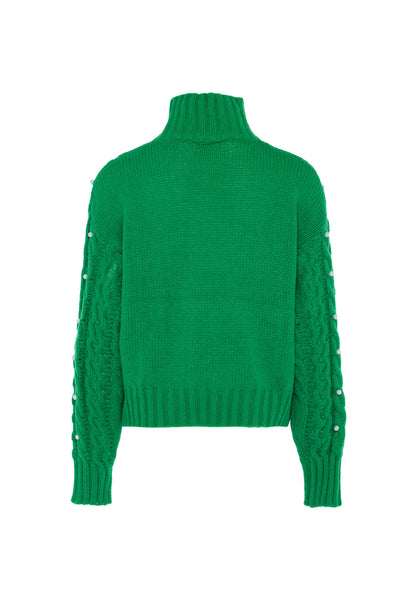 Faina Women's Sweater With Pearls