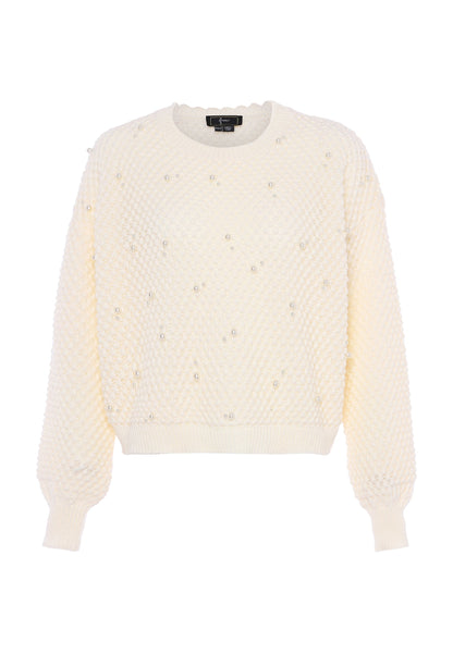 Faina Women's Sweater With Pearls