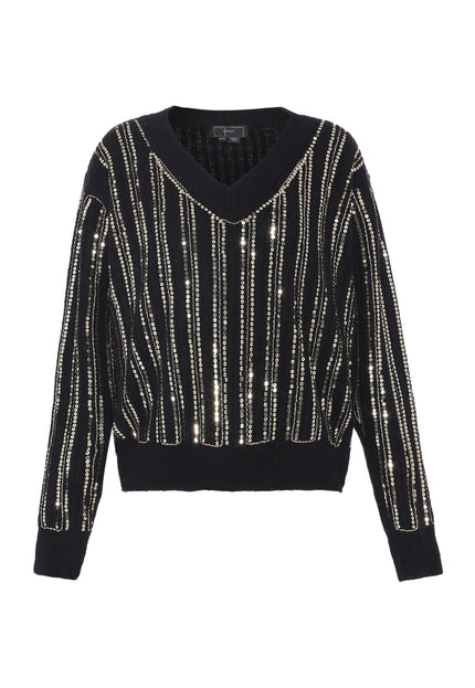 Faina Women's Knitted Sweater With Sequins