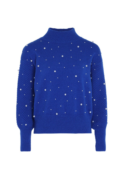 Faina Women's Sweater With Pearls