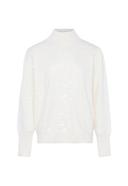 Faina Women's Knitted Sweater With Sequins