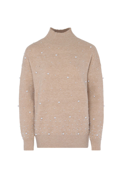 Faina Women's Sweater With Pearls