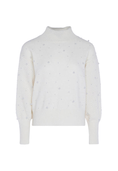 Faina Women's Sweater With Pearls