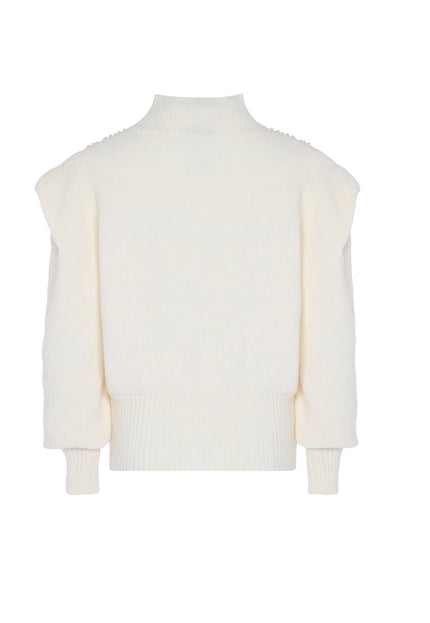 Faina Women's Sweater With Pearls