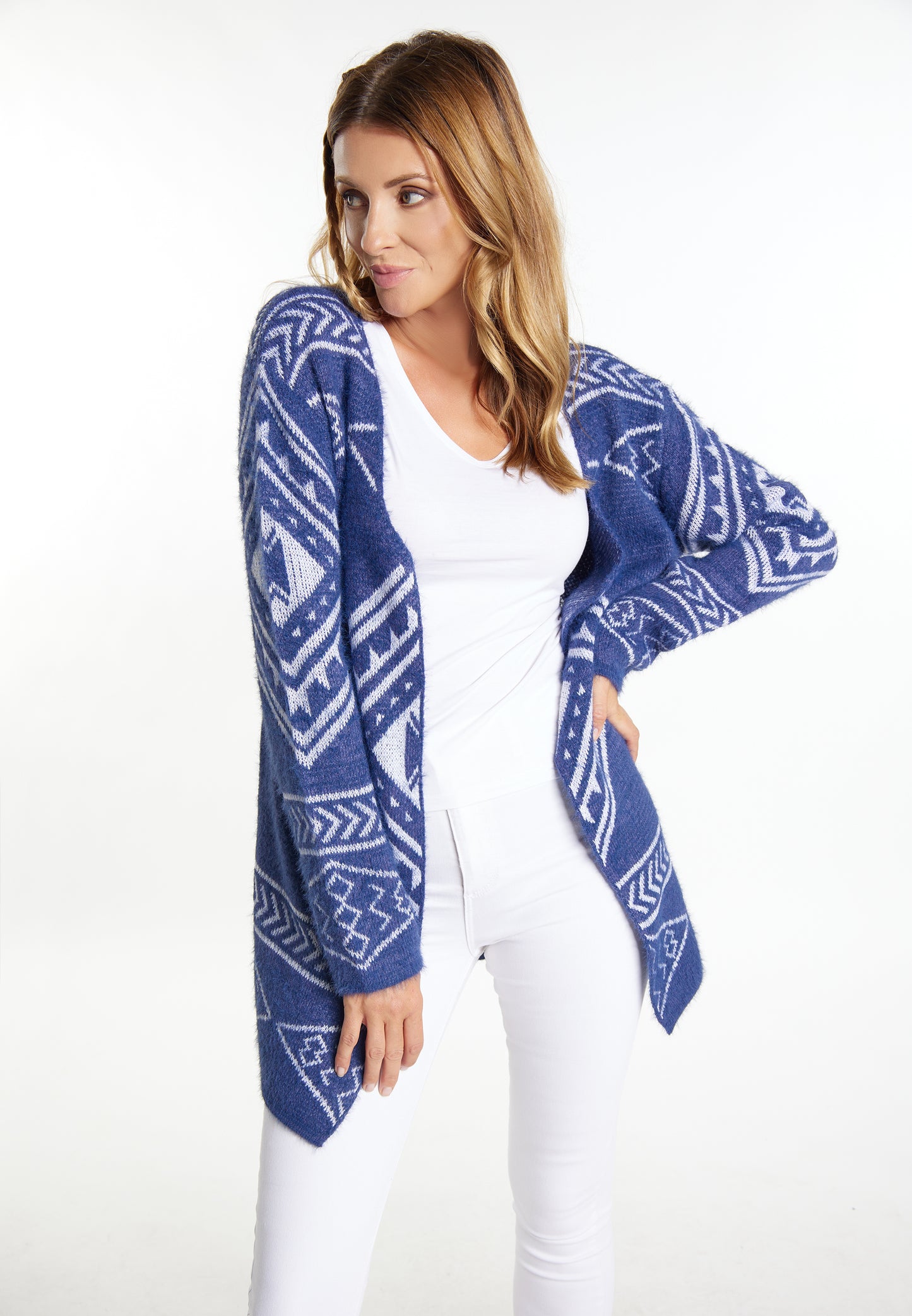 usha FESTIVAL Women's Knit Cardigan