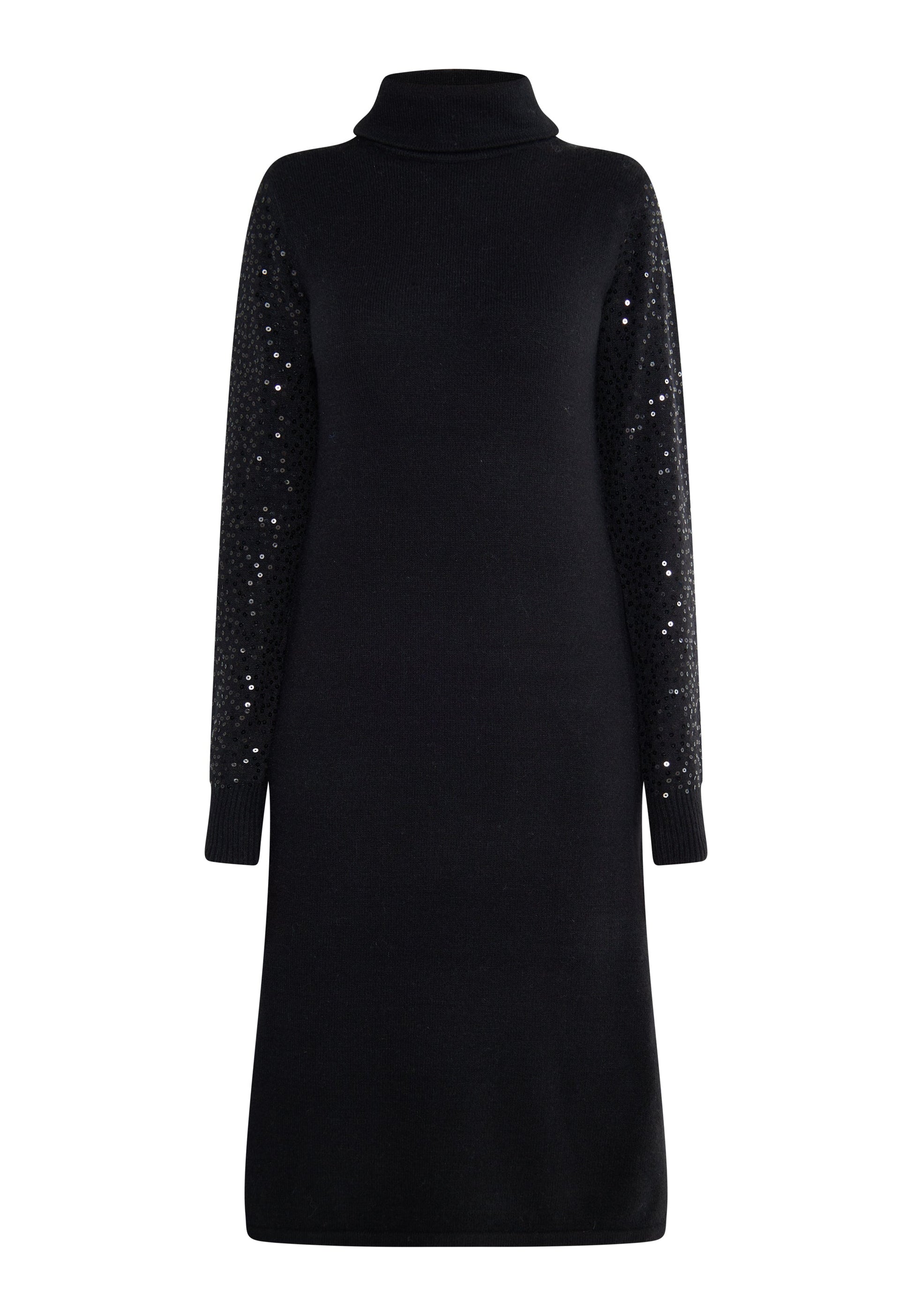 Usha black label Women's Knitted Dress With Sequins