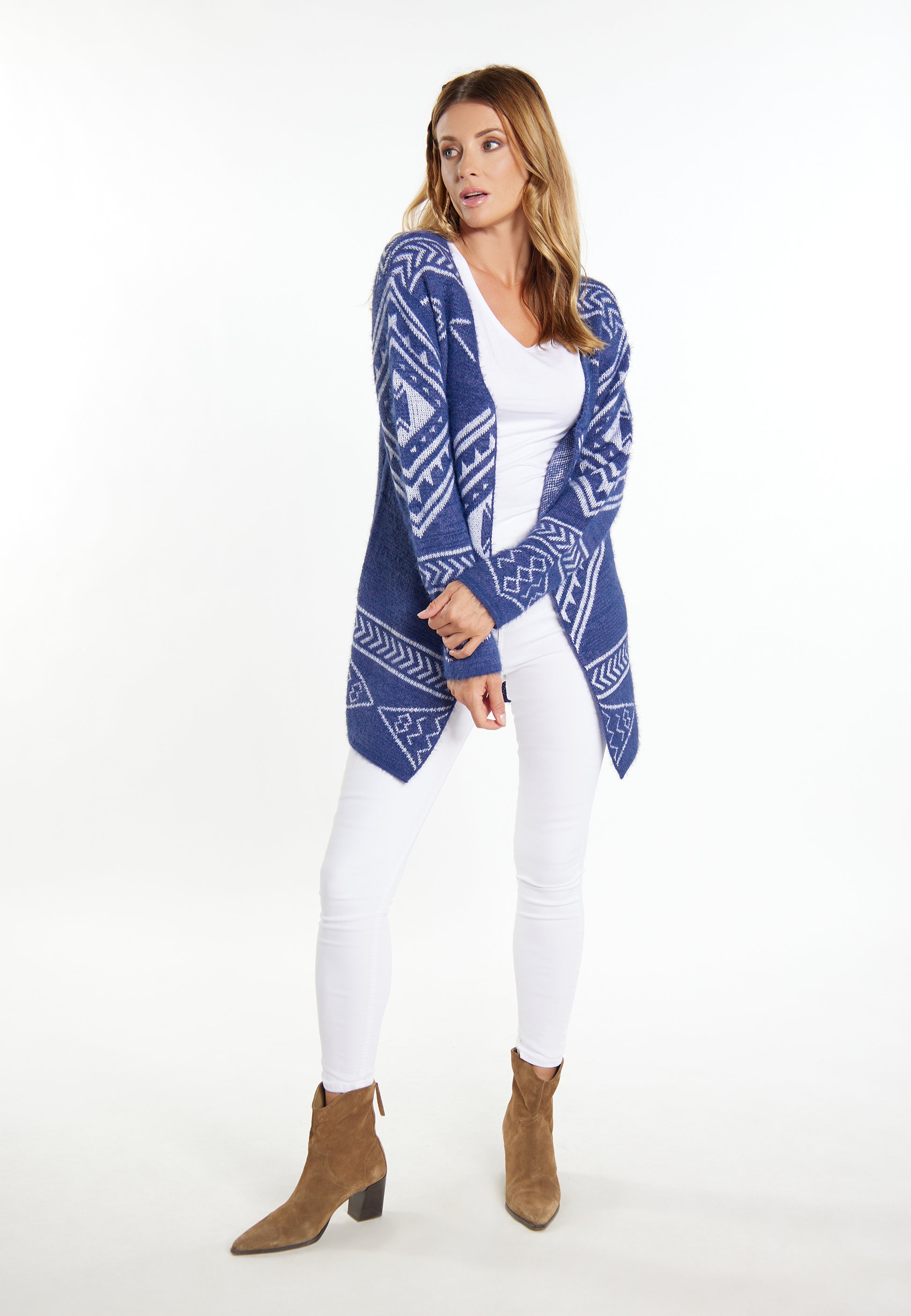 usha FESTIVAL Women's Knit Cardigan