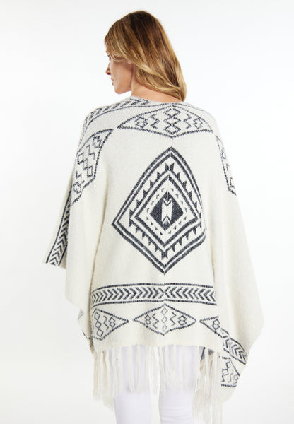 usha FESTIVAL Women's Knit Poncho