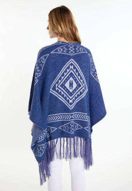 usha FESTIVAL Damen Strick-Poncho