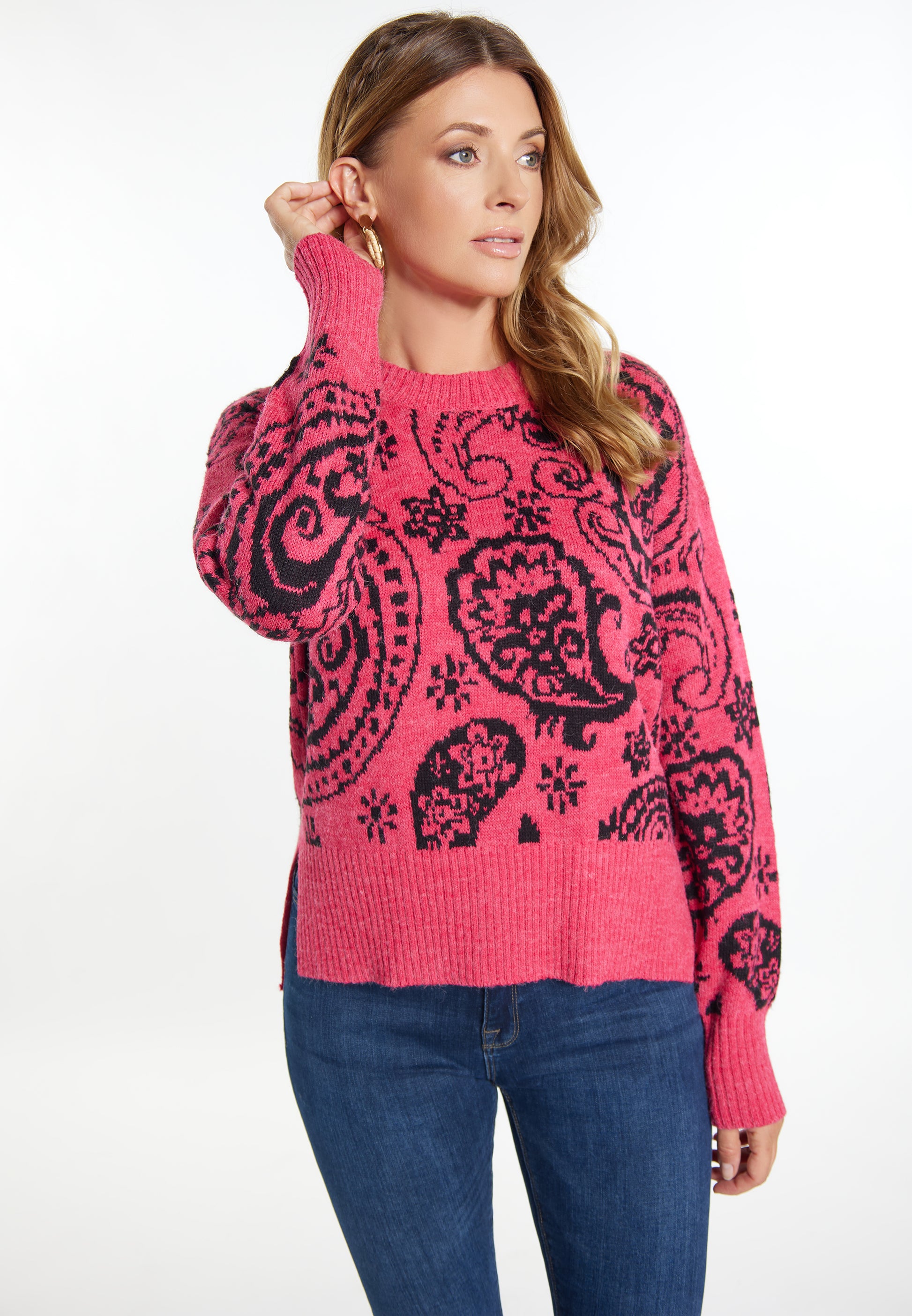 usha FESTIVAL Women's Knit Sweater