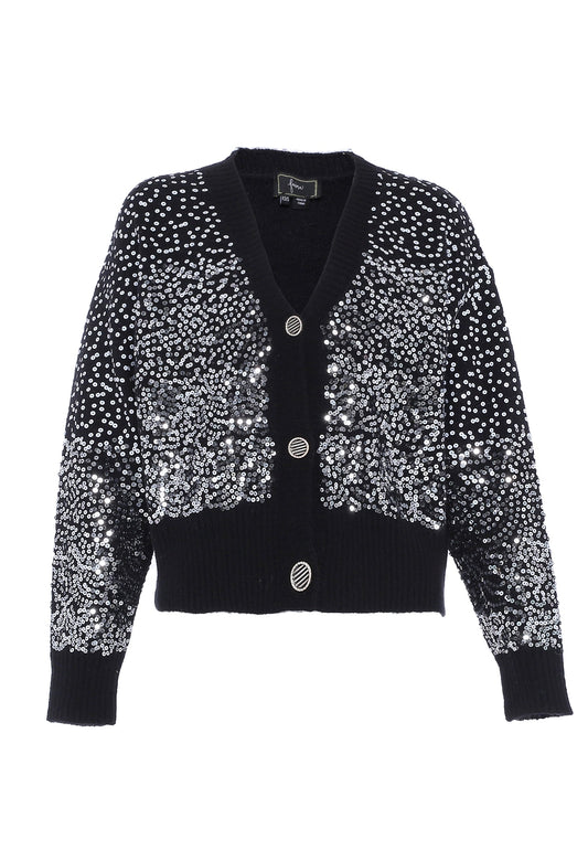 Faina Women's Cardigan With Sequins