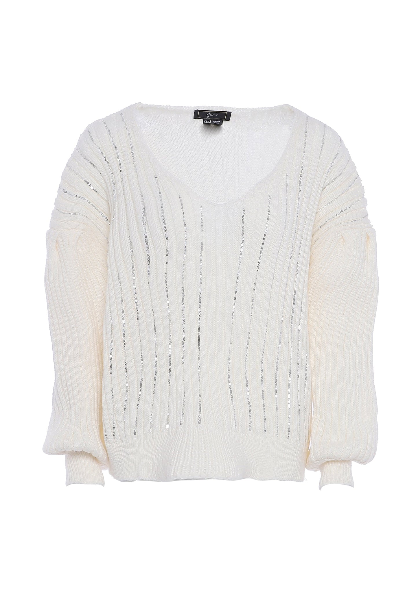 Faina Women's Knitted Sweater With Sequins