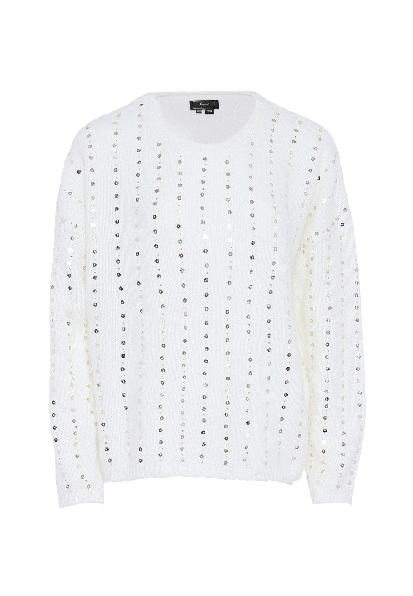 Faina Women's Knitted Sweater With Sequins