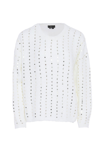 Faina Women's Knitted Sweater With Sequins