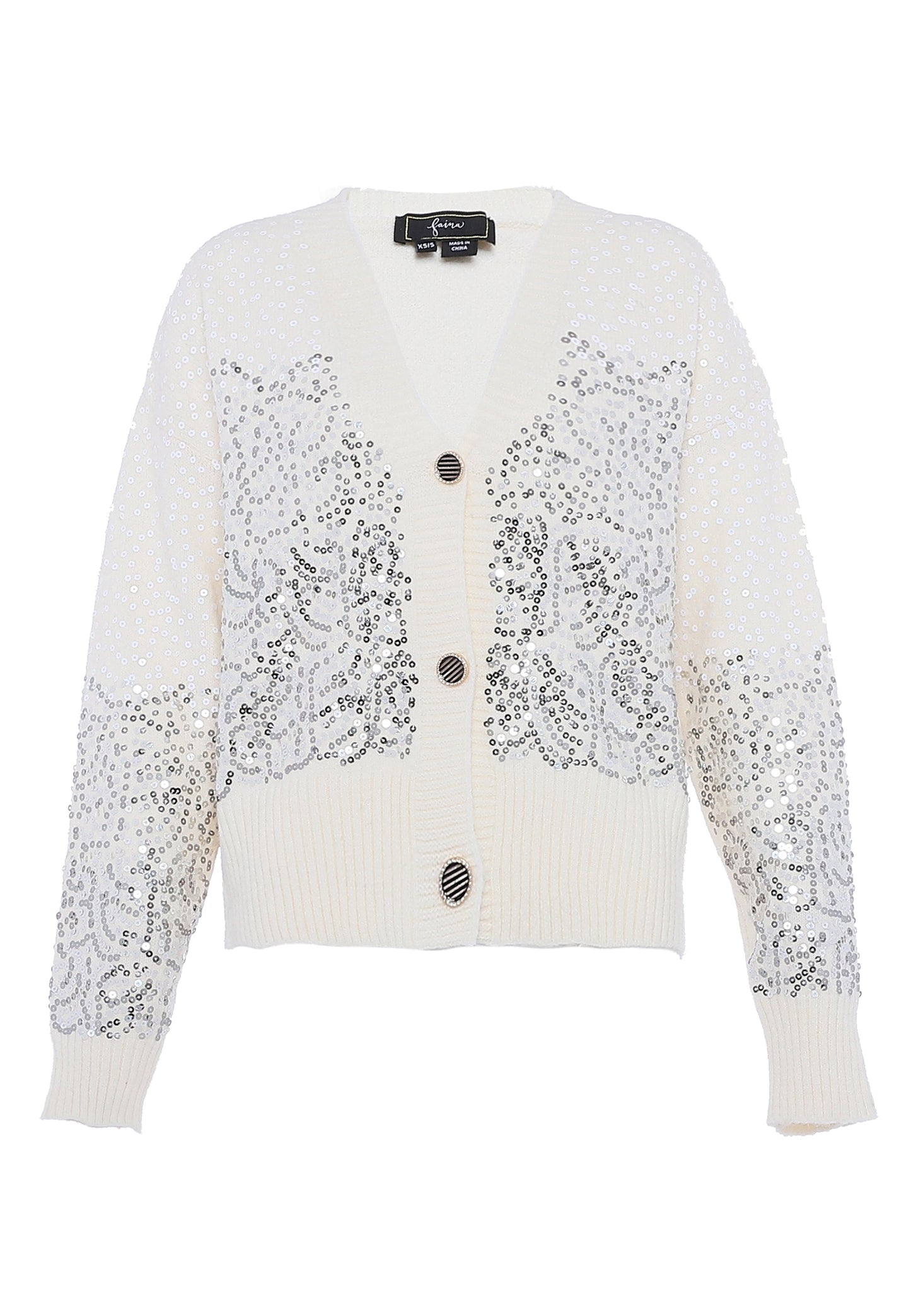 Faina Women's Cardigan With Sequins