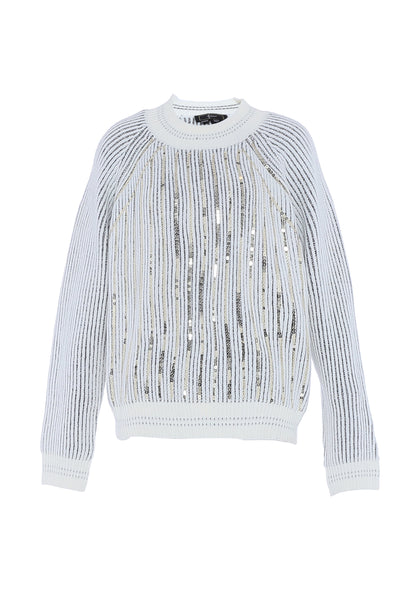 faina Women's Knitted Sweater With Sequin