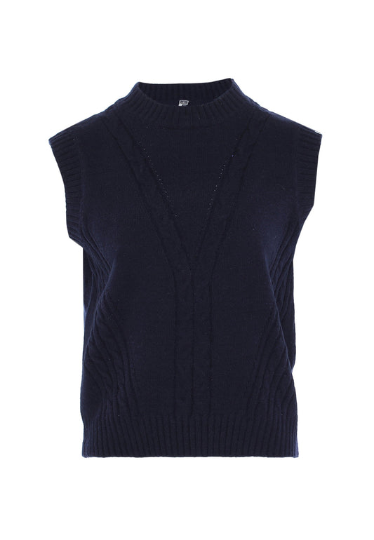 Dreimaster maritim Women's Knit Sweater Vest
