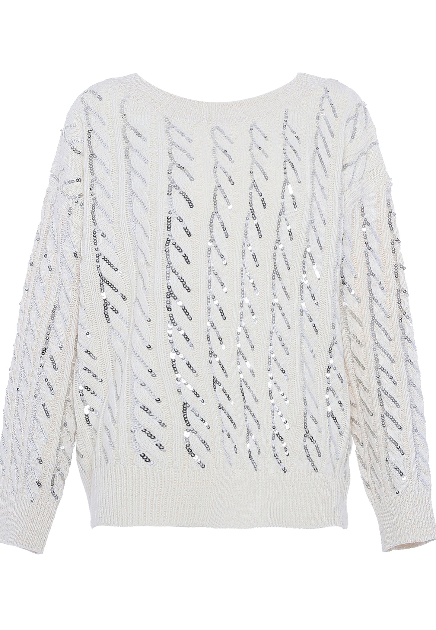 Faina Women's Knitted Sweater With Sequins