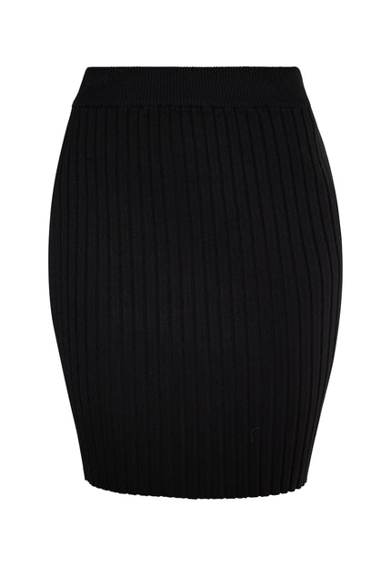 Faina Women's Skirt With A Ribbed Knit Look