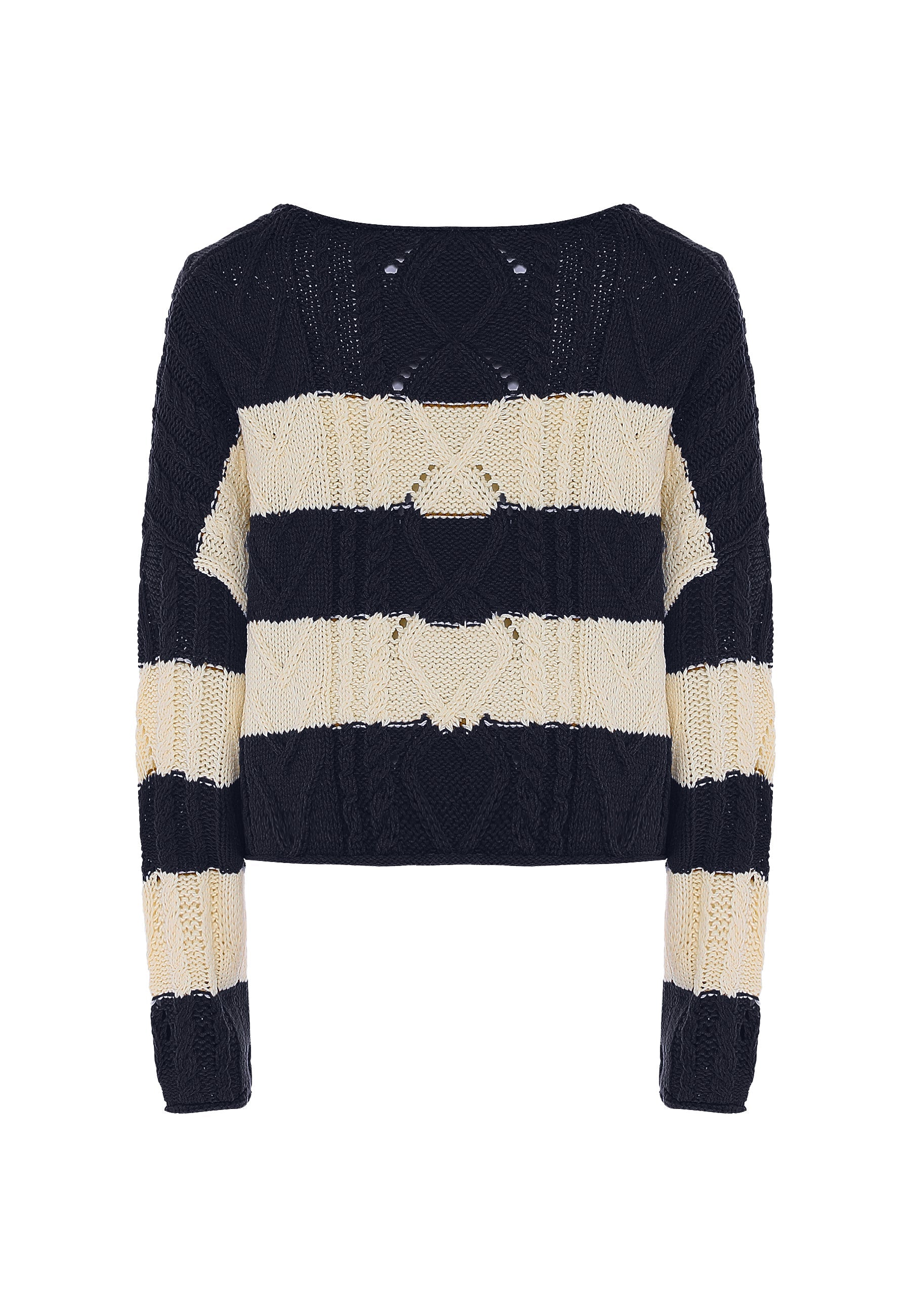 Dreimaster vintage Women's Sweater With Stripes