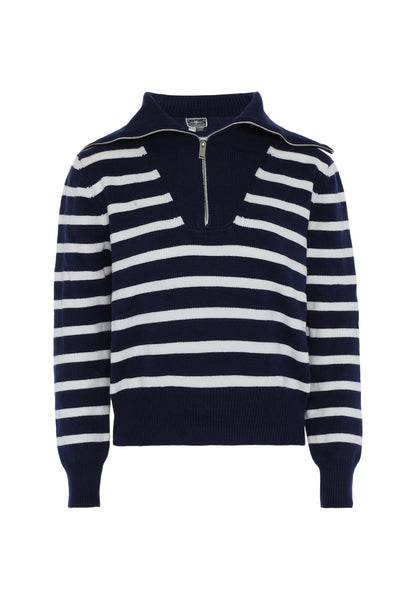 Dreimaster maritim Women's Sweater With Stripes