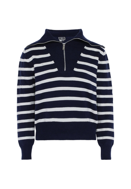 Dreimaster maritim Women's Sweater With Stripes