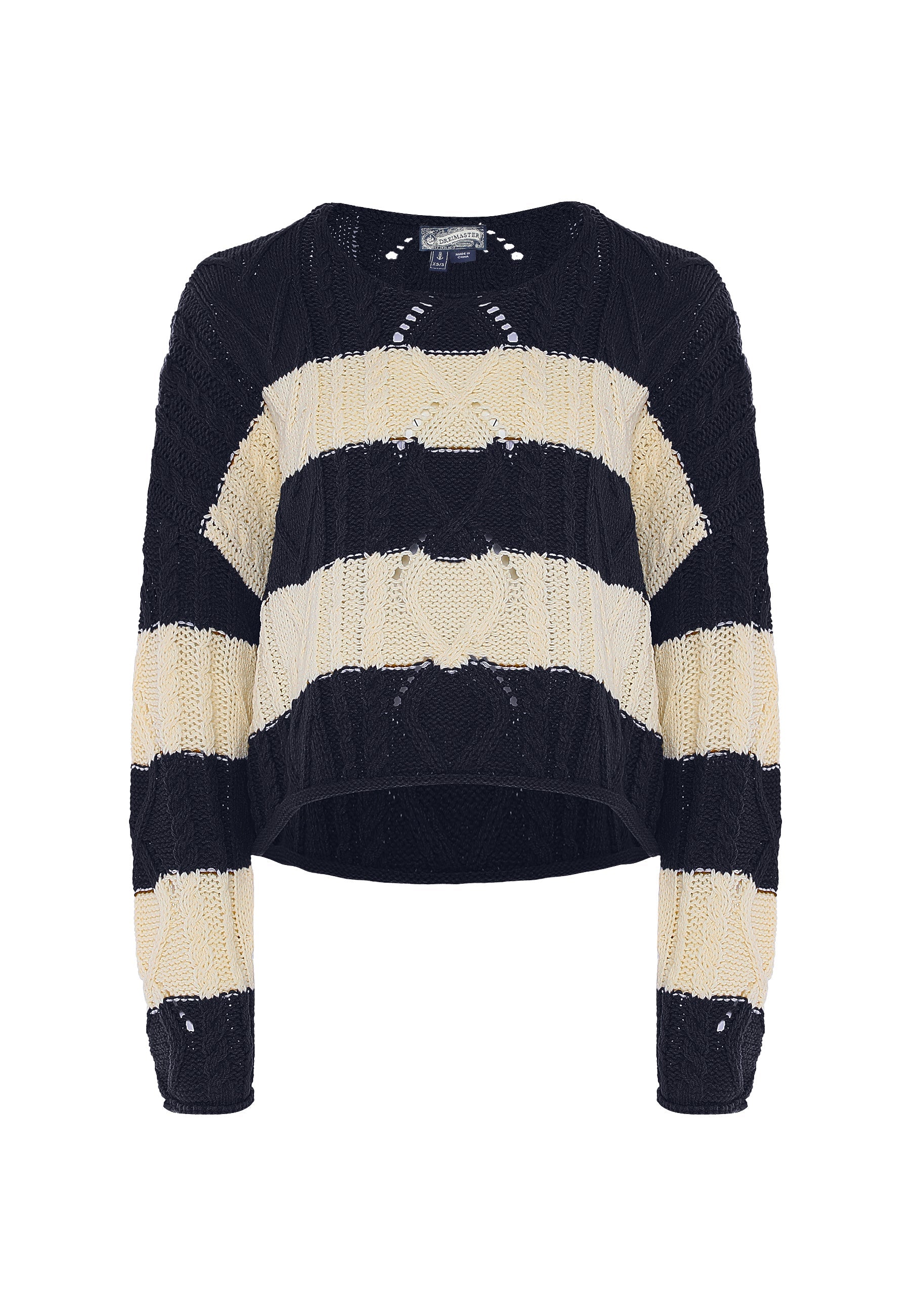 Dreimaster vintage Women's Sweater With Stripes