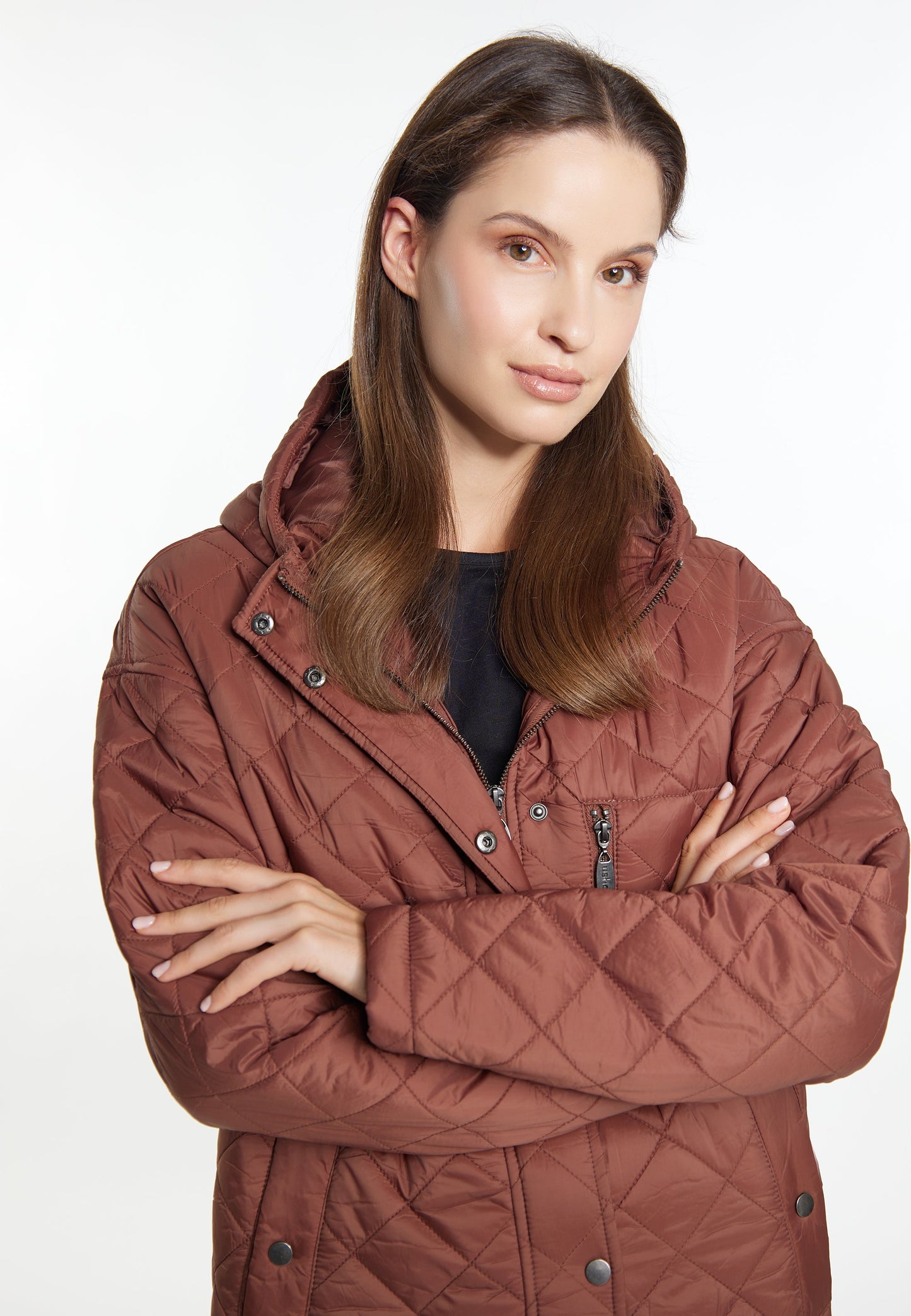 Usha Women's Light Quilted Coat