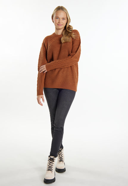 myMo Damen-Strickpullover