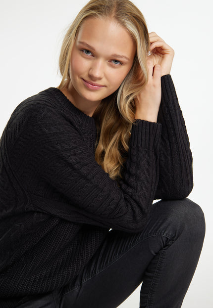 myMo Damen-Strickpullover