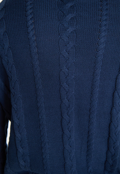 DreiMaster Vintage Męski sweter z golfem