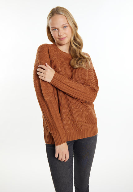 myMo Damen-Strickpullover