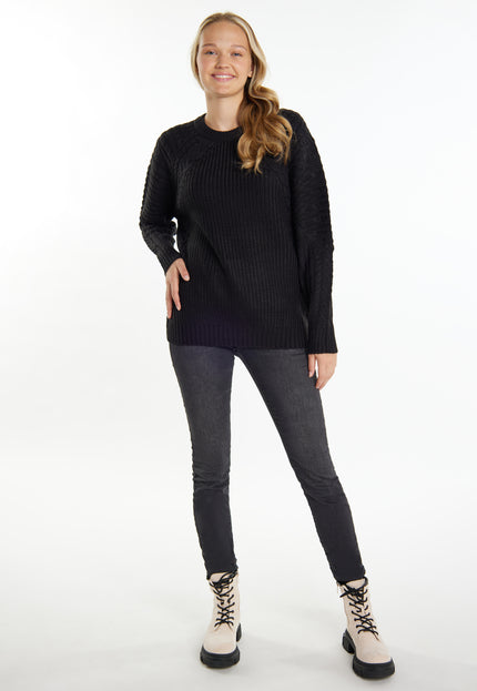 myMo Damen-Strickpullover