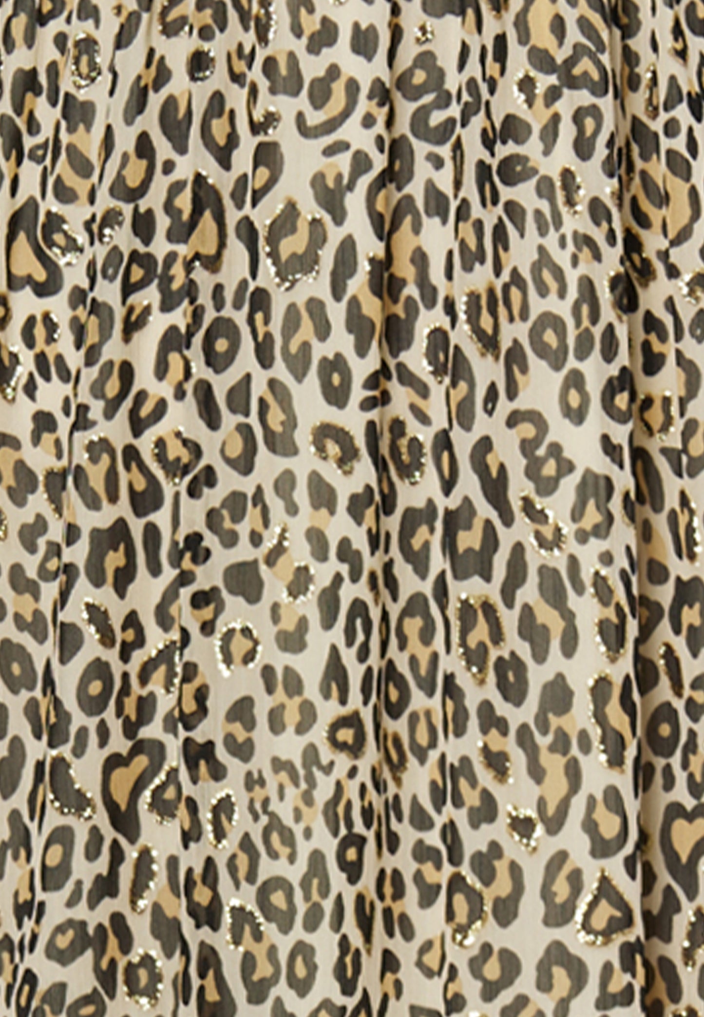 faina Women's Maxi Dress With Leopard Print