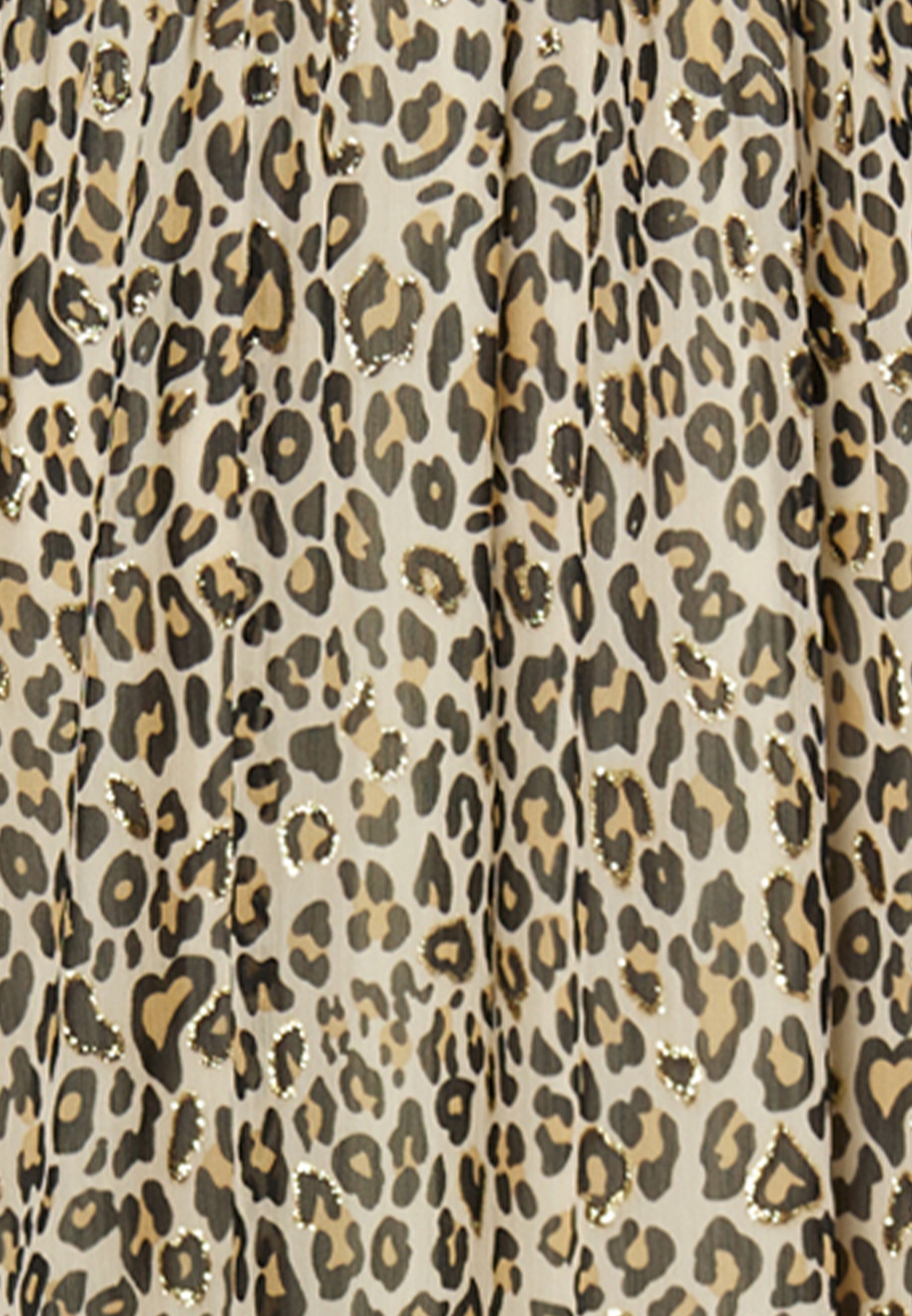 faina Women's Maxi Dress With Leopard Print