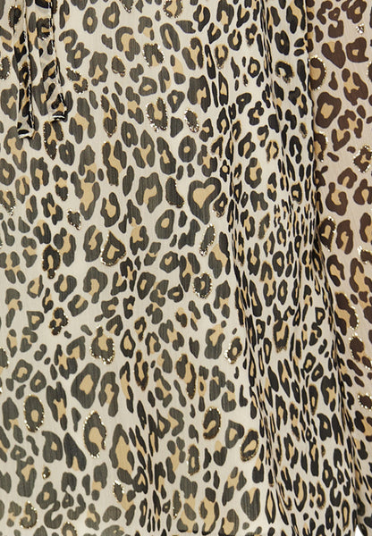 Faina Women's Leo Print Blouse