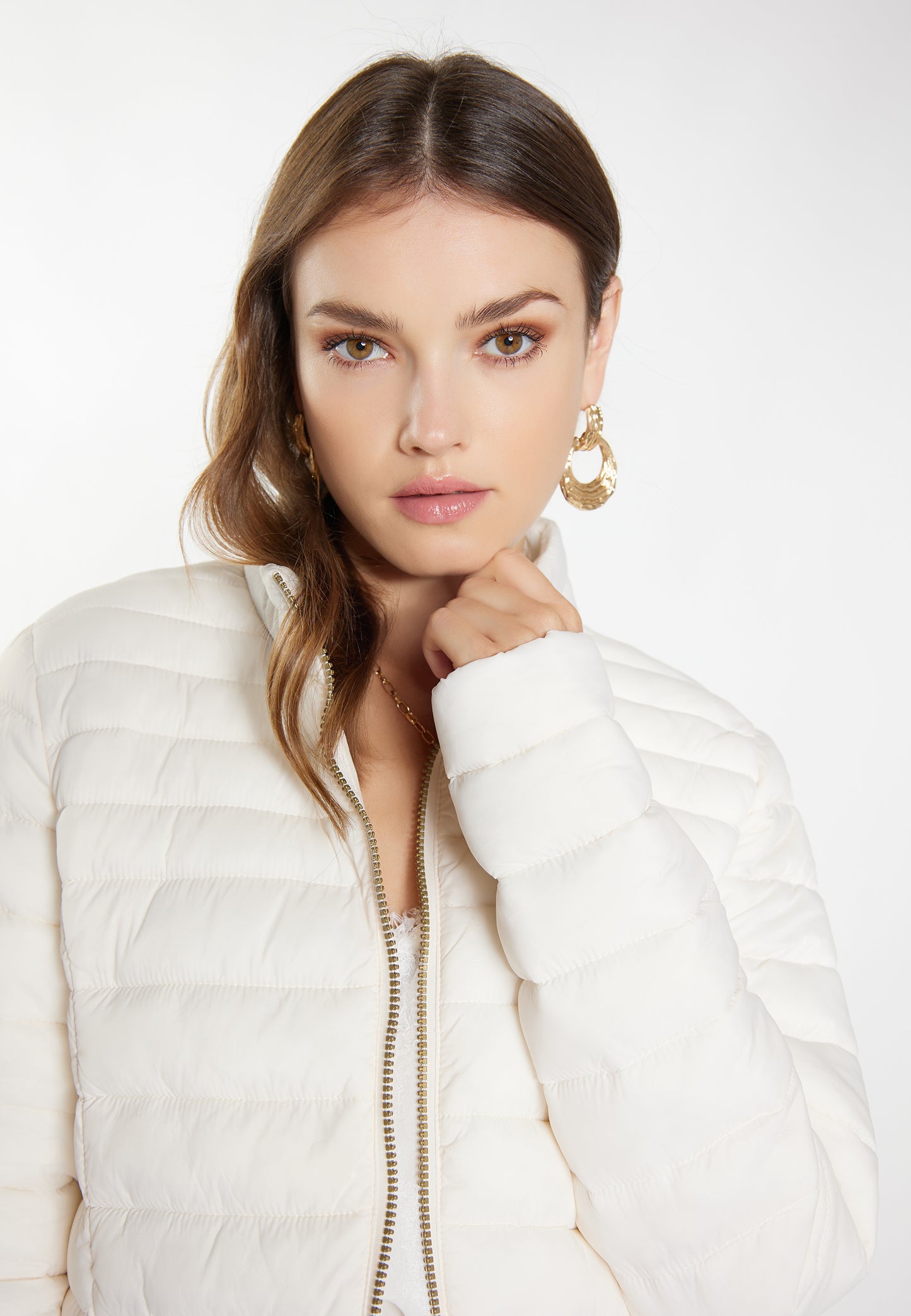 faina Kurtka pikowana dla Kobiety Ghtweight