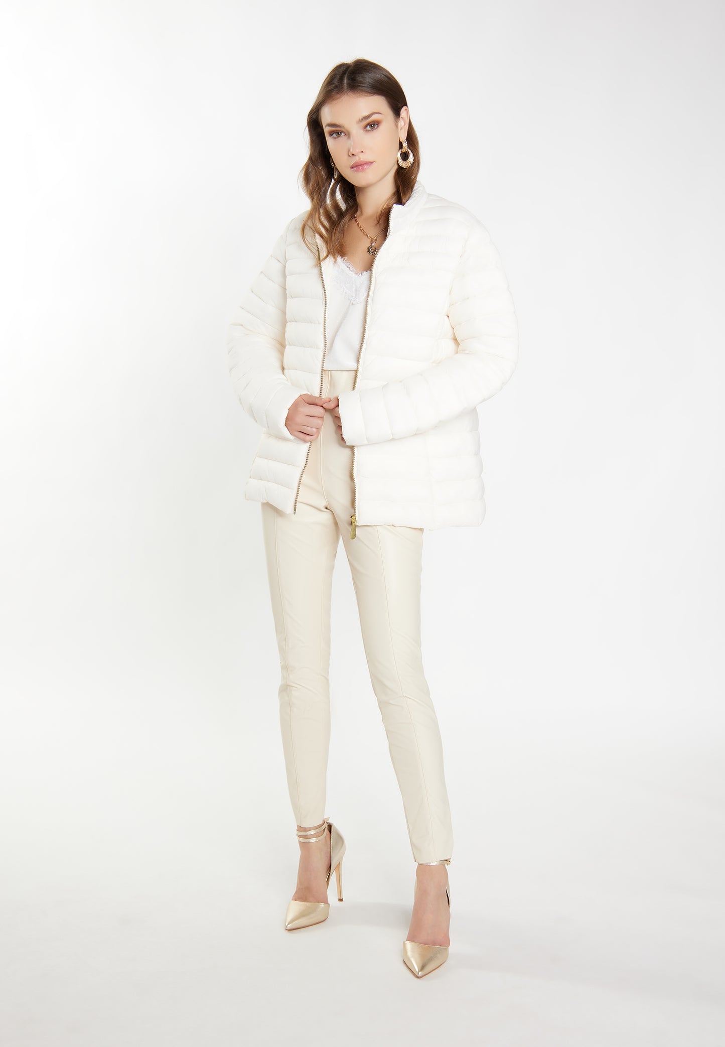 faina Kurtka pikowana dla Kobiety Ghtweight